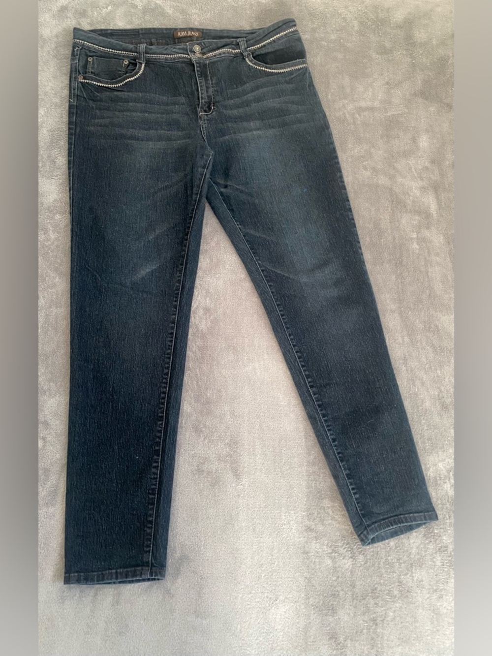 ABM Jeans Size 20 Dark Wash Stretch Bootcut Denim Jeans